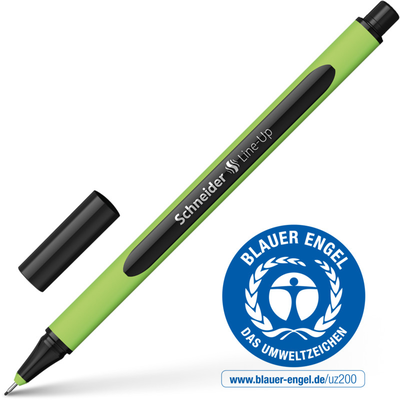 Pen fineliner line-up 04 -black saphire, Black, medium