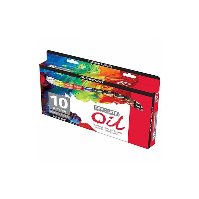 Daler rowney graduate oil painting set 10x38ml, , medium-null