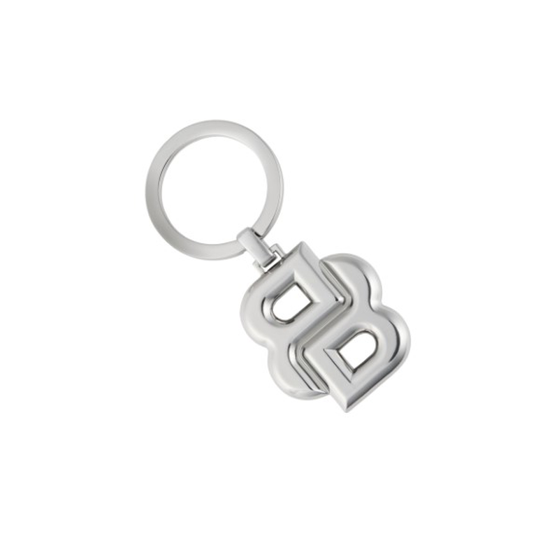 Boss key ring double b shinny chrome, , medium image number null