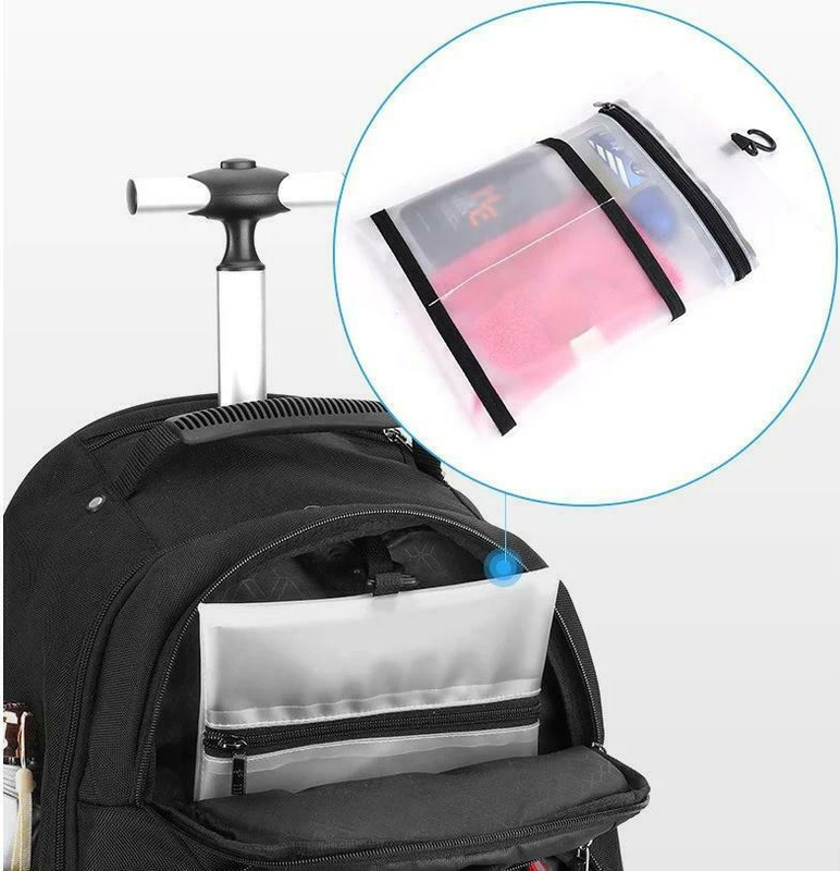 Arctic hunter suit backpack with wheels black 17,3" 45l-null
