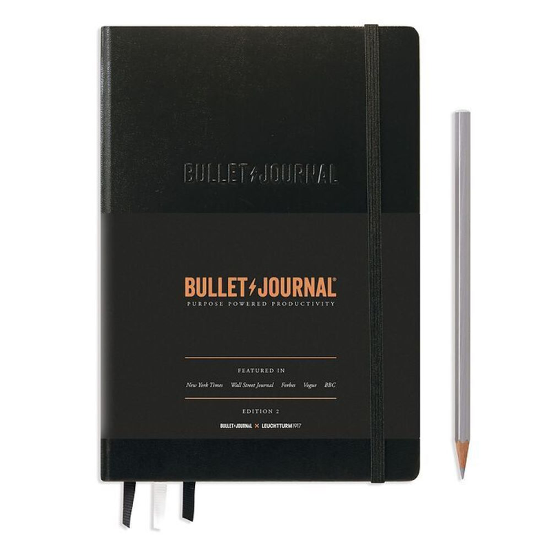L.themebook bulletjournal -ed2 a5 med.dotted black 206p, , medium-null