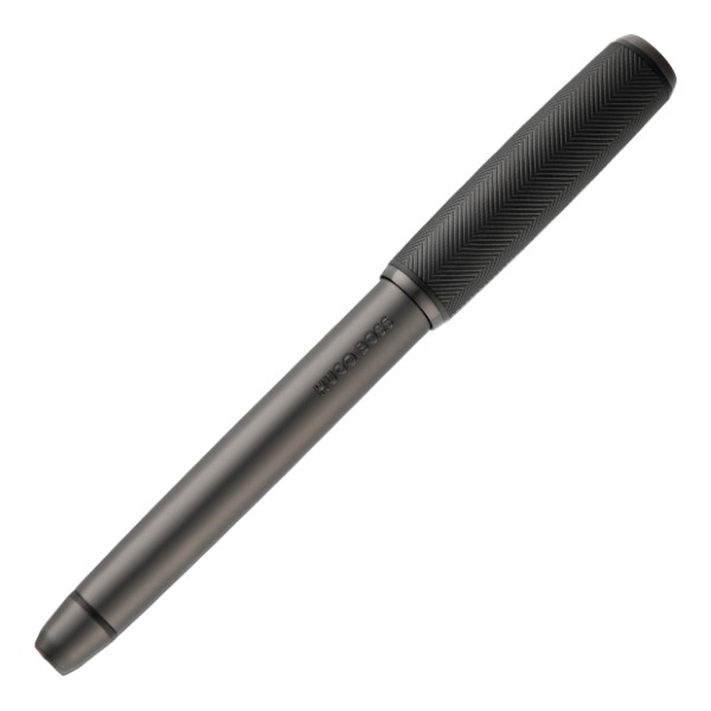 Hugo Boss rollerball pen pace black & gun, , medium image number null