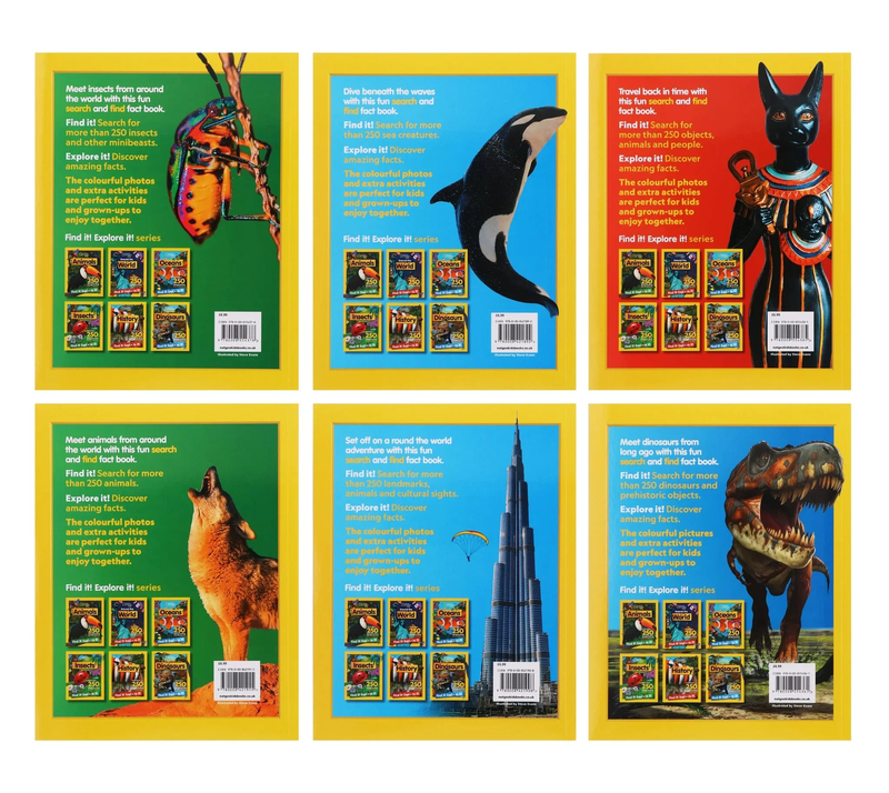 Find it! Explore it! By national geographic kids book assortment-null
