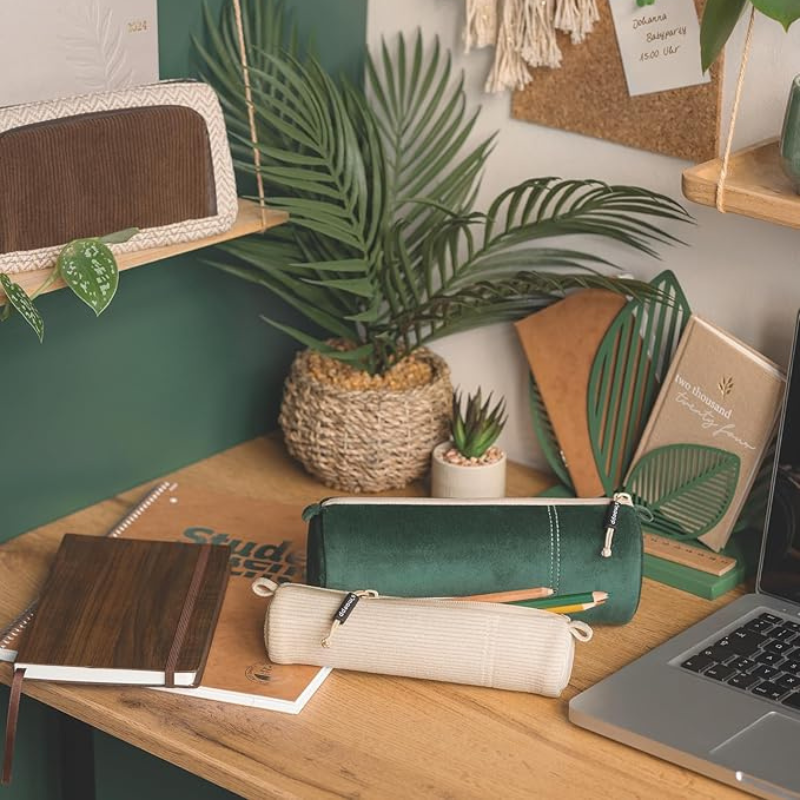 Brunnen soft pencil case m emerald, , medium-null