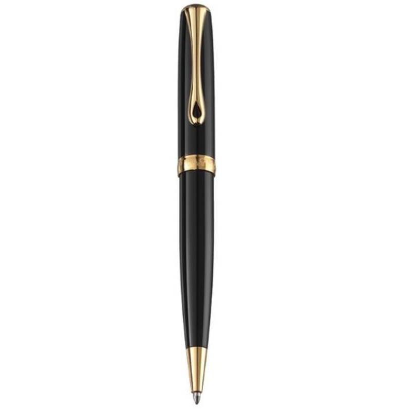 Product image: Diplomat bp exc. A2 black lacquer gold easyflow, , medium-null