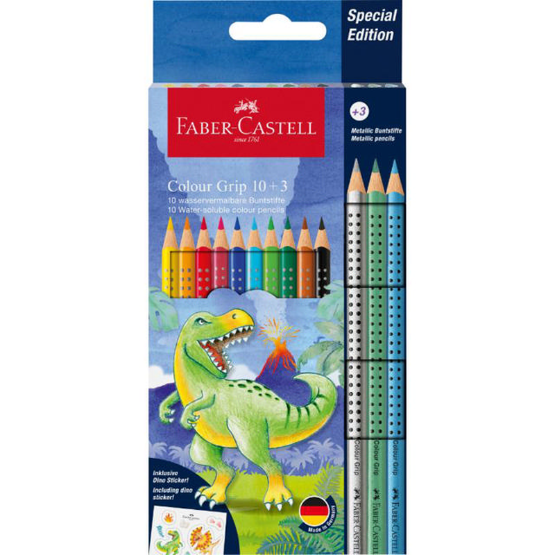 Faber castell &chi;&rho;&omega;&mu;&alpha;&tau;&iota;&sigma;&tau;&alpha; &mu;&omicron;&lambda;&upsilon;&beta;&iota;&alpha; grip 13tmx, , medium-null