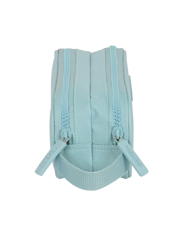 Pencil case double safta basic azul, , medium image number null