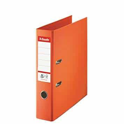Esselte box file 75mm a4 orange 811340, , medium