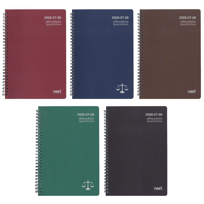 Diary weekly 3 years 2026-27-28 next, , medium-null