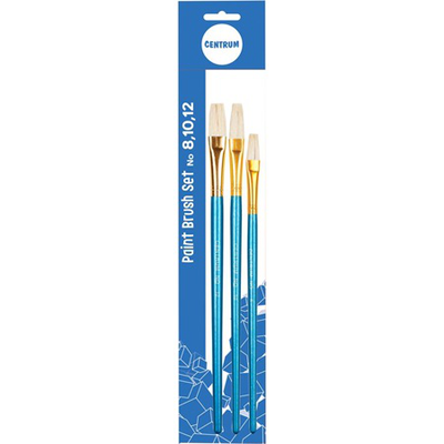 Centrum paint brush set no 8,10,12, , medium
