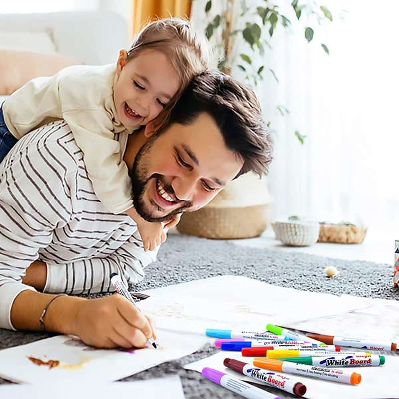 Product image: Μαρκαδόροι για σχέδια σε νερό με κουταλάκι, , medium-null