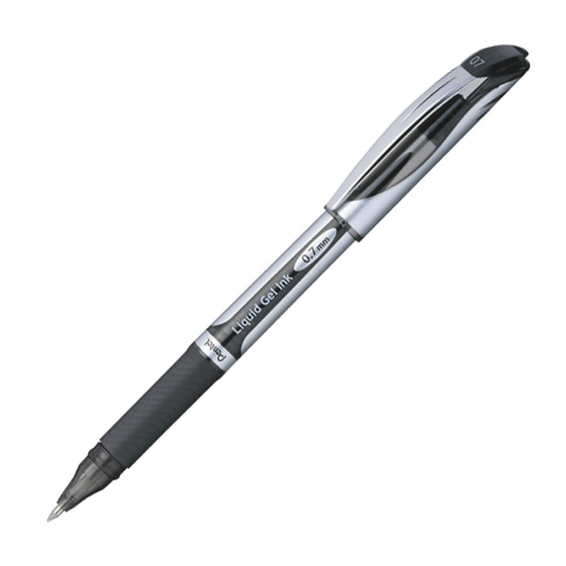 Pentel energel® deluxe liquid gel pen 0.7, black ink, , medium image number null