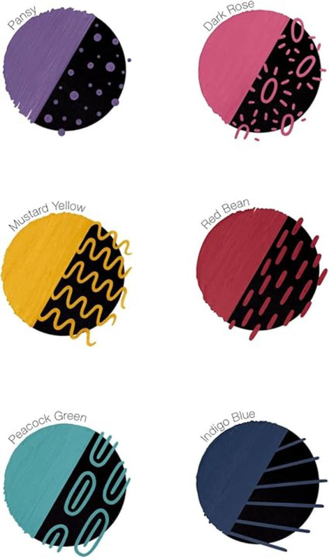 Product image: Copic acrea set of 6 deep paint markers with water and pigment-based ink, line width 0.8-1.2 mm, , medium-null