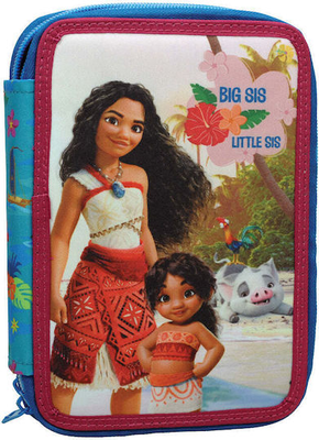 Gim double pencil case vaiana wave, , medium