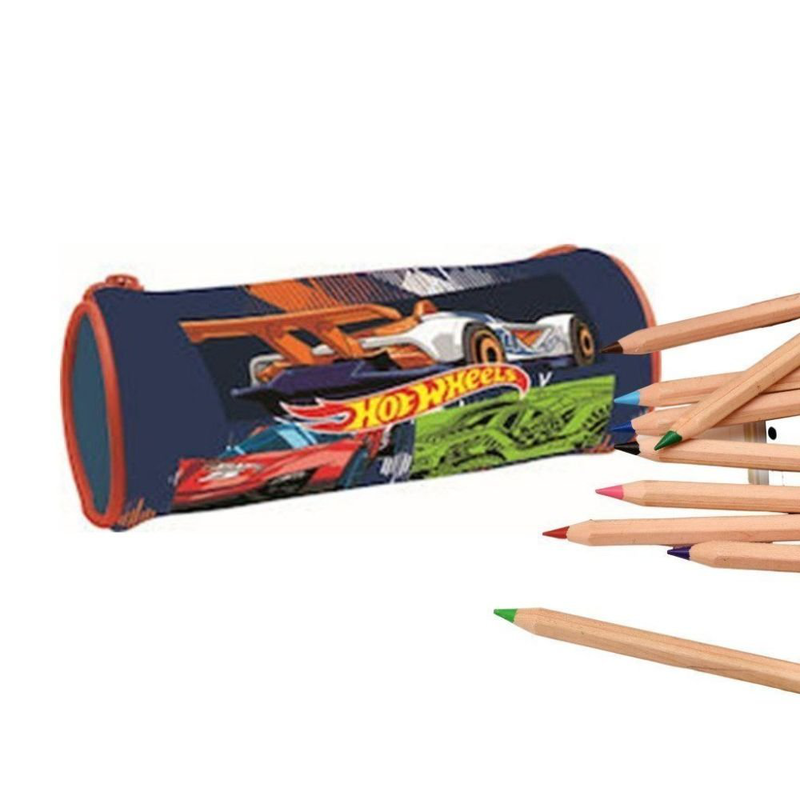 Product image: Κασετίνα βαρελάκι hot wheels, , medium-null
