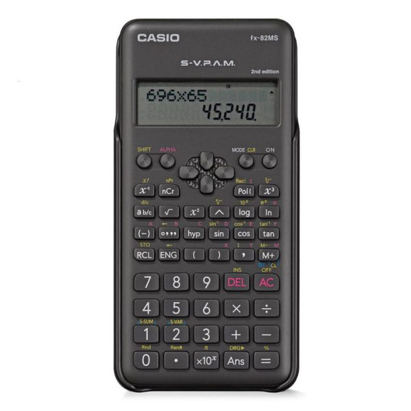Casio scientific calculator fx-82ms 2nd edition black, , medium-null