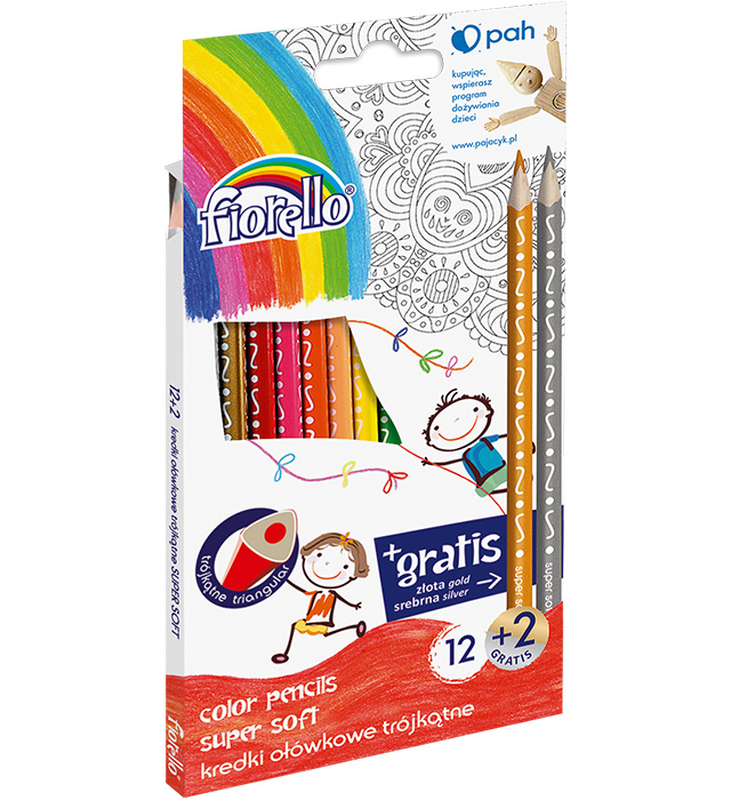 Product image: Fiorello 12+2 color pencils, , medium-null