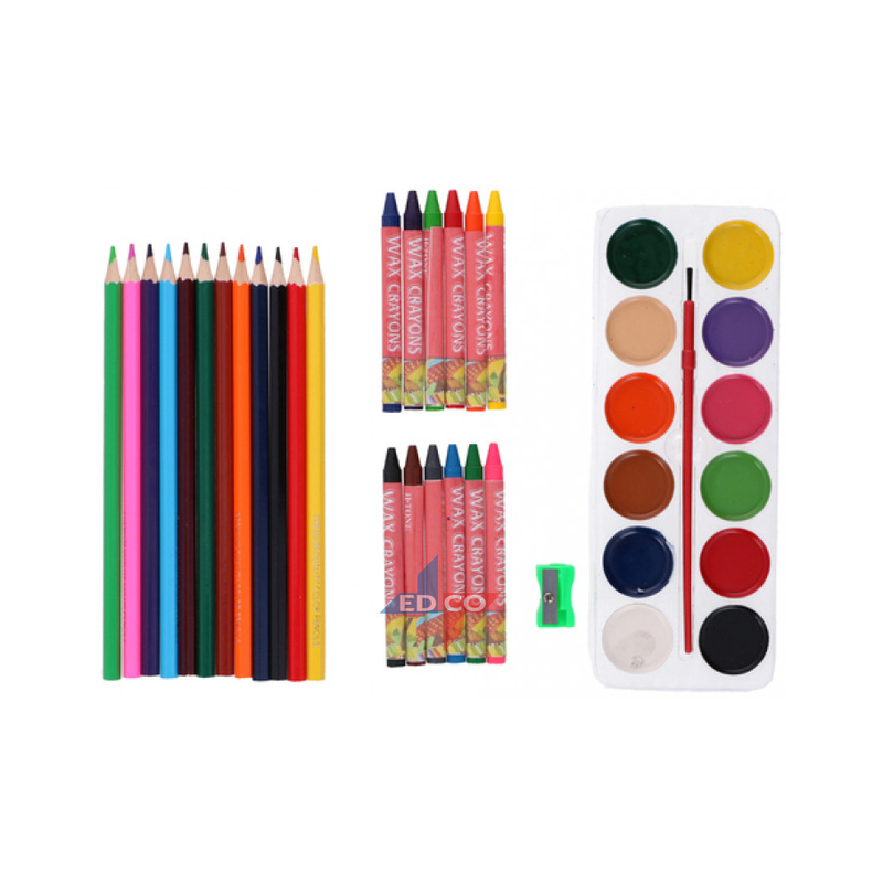 Stationery set 38pcs pl, , medium-null