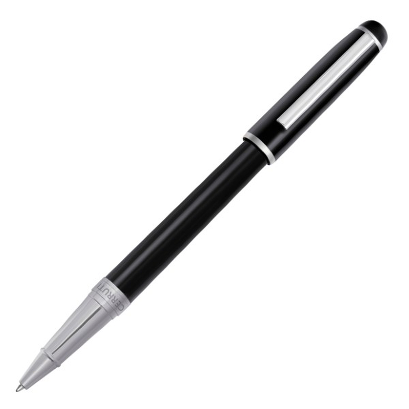 Cerruti rollerball pen leap classic black, , medium-null