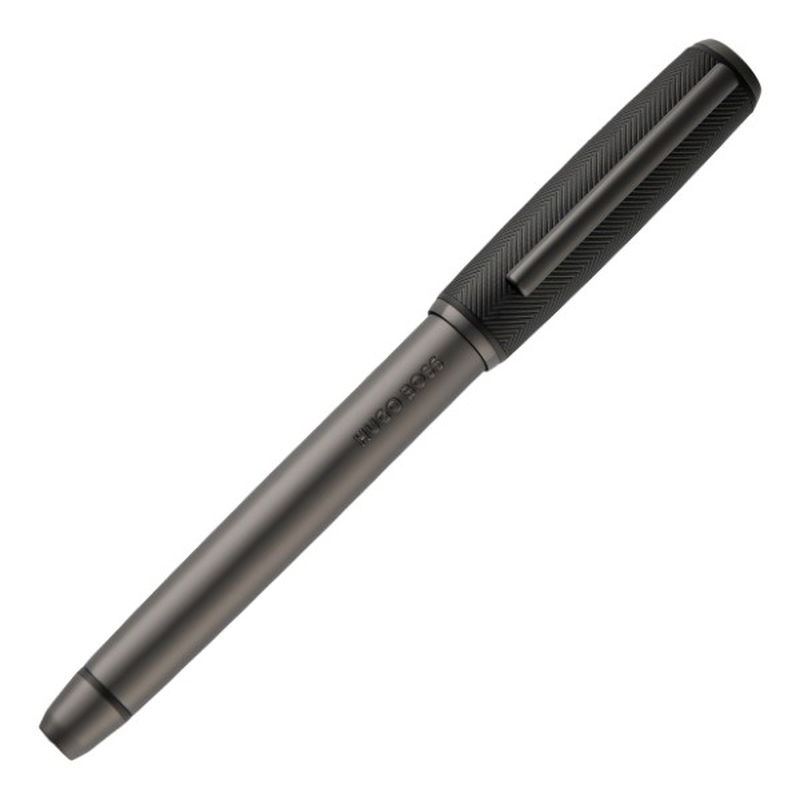 Hugo Boss rollerball pen pace black & gun, , medium image number null
