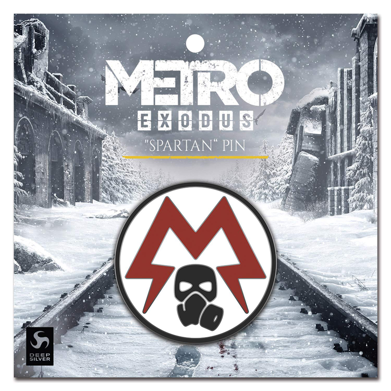 Metro exodus spartan logo pin, , medium-null