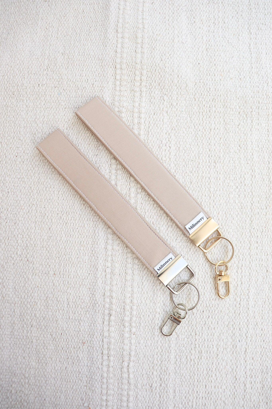 Beige keychain-null