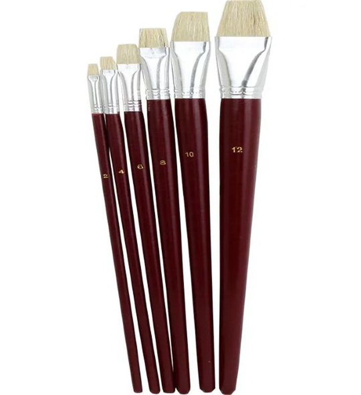 Oil brush set fiorello 6pcs, , medium-null