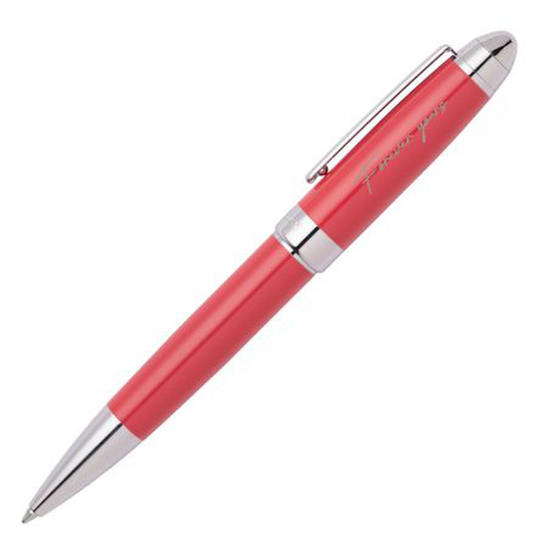 Hugo Boss ballpoint pen icon corail/chrome valentine's, , medium-null