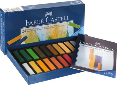Faber-castell soft pastels 24 pcs, , medium