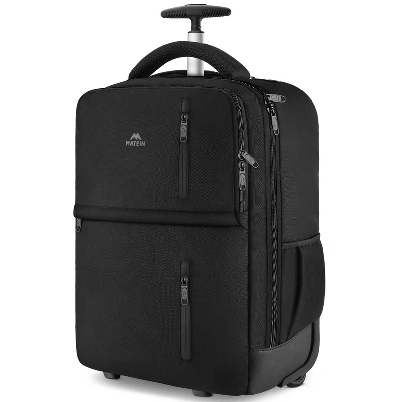 Urban edge exemplar backpack with wheels black 17,3" 40l image number null