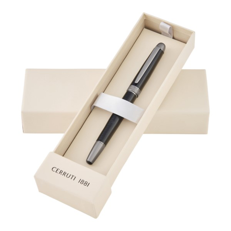 Cerruti fountain pen holborn black & gun, , medium image number null