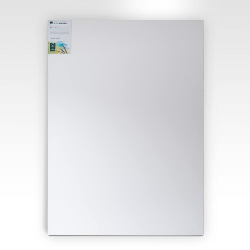 Product image: Canvas for painting - 100 cm x 140 cm - canvas pfor artists 100% cotton 380 g/m² double white primed, , medium-null