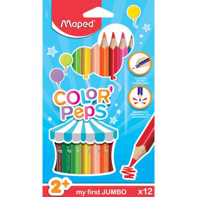 Maped color'peps colouring pencils my first jumbo (12 pcs)