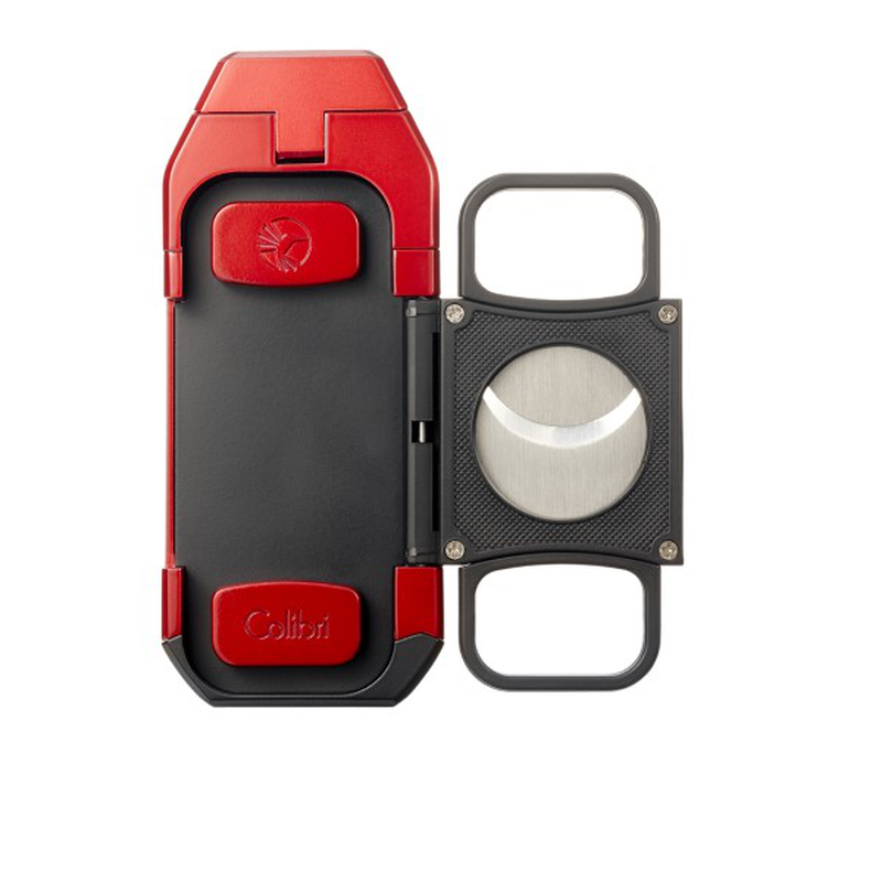 Product image: Colibri lighter boss III jet red + black, , medium-null