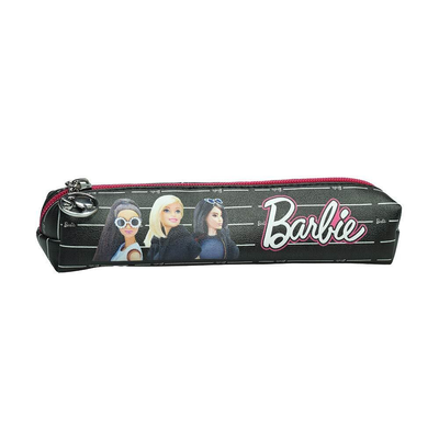 Barbie pencil case striped, , medium