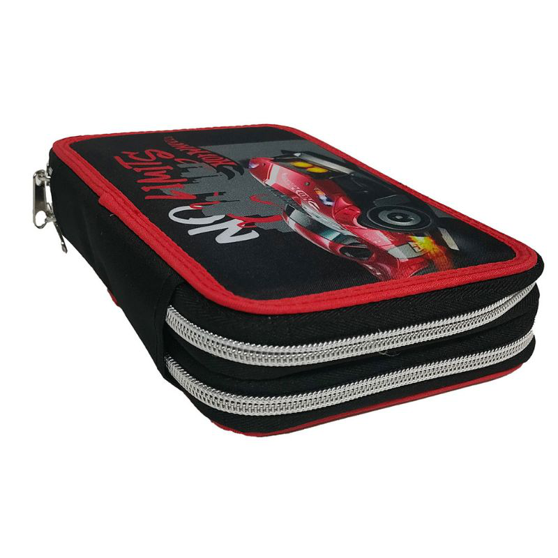Product image: Gim double pencil case hot wheels retro, , medium-null