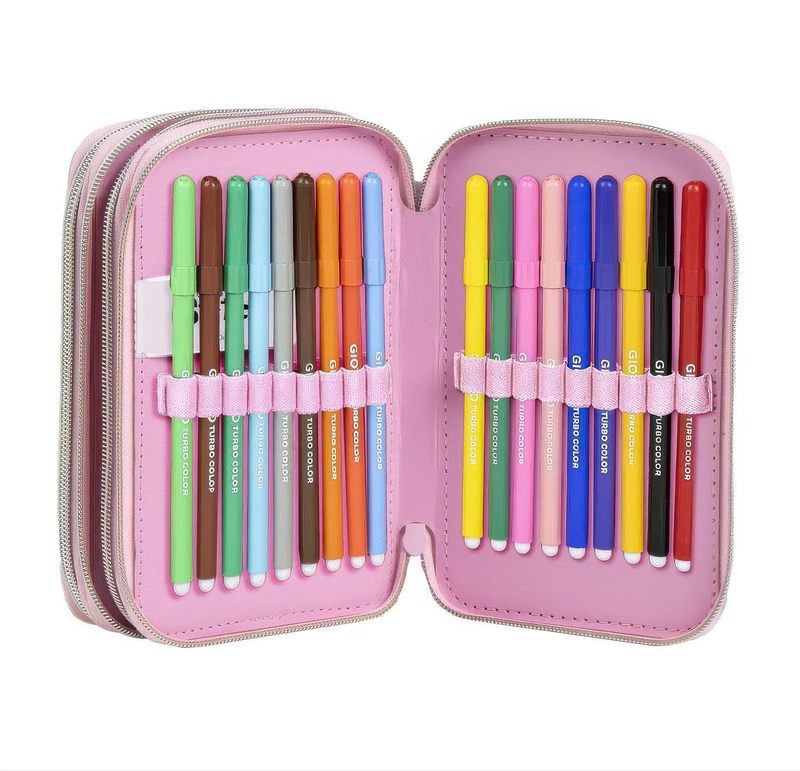 Disney stitch triple pencil case, , medium-null