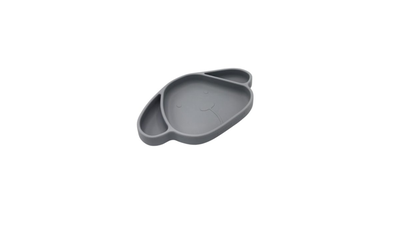 Milo silicone plate with suction cup