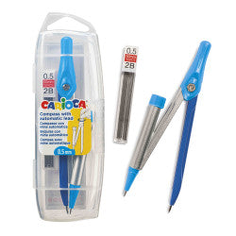 Compass with mechanical pencil 0.5 carioca, , medium-null