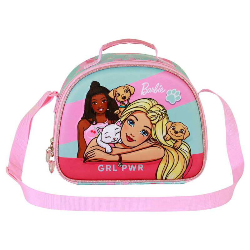3d26 barbie lunch bag-null