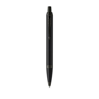 Parker im monochrome metal black ballpoint pen