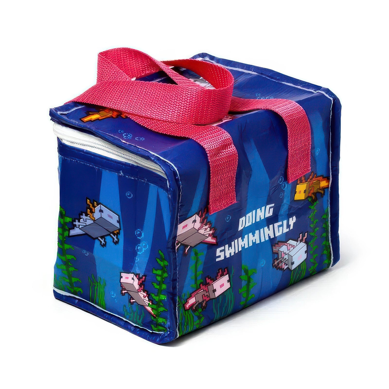 Minecraft axolotl cooler bag, , medium-null