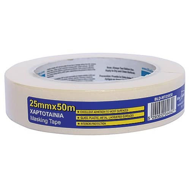 Blue dolphin masking tapes 25mm x 50m, , medium-null