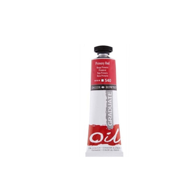 Daler rowney graduate oil painting 38ml primary red, Primary Red, medium