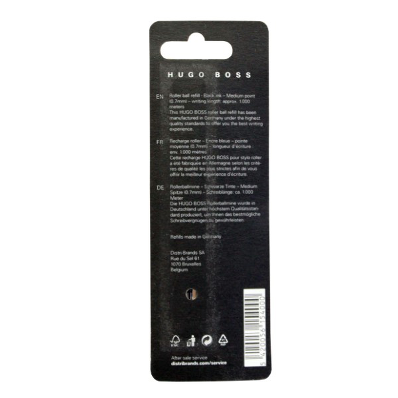 Hugo Boss 2 roller metal refill black m, , medium-null