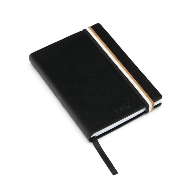 Boss notebook a6 iconic black lined, , medium image number null