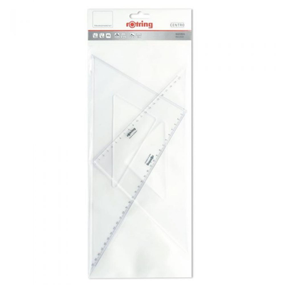 Rotring centro triangles  set(2pcs) 32cm