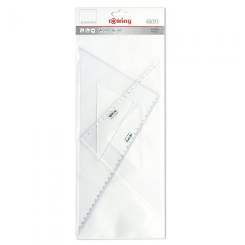 Rotring centro triangles  set(2pcs) 32cm, , medium image number null