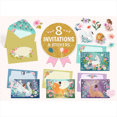 Mythical creatures invitation cards, , medium