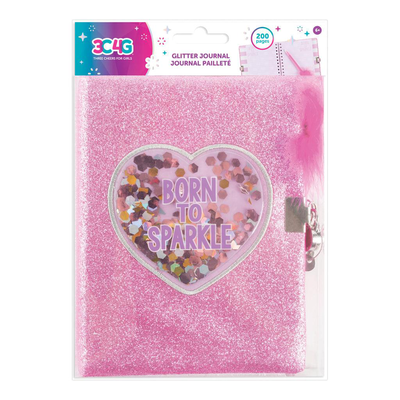 Make it real 3c4G born to sparkle glitter journal, , medium